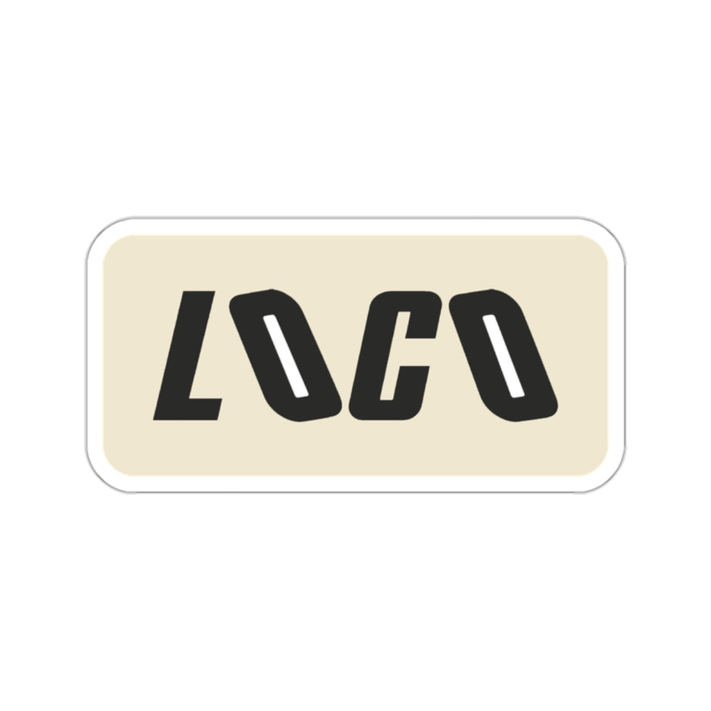 LOCO Board Sticker — Cream