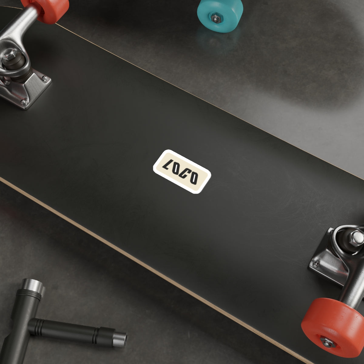 LOCO Board Sticker — Cream