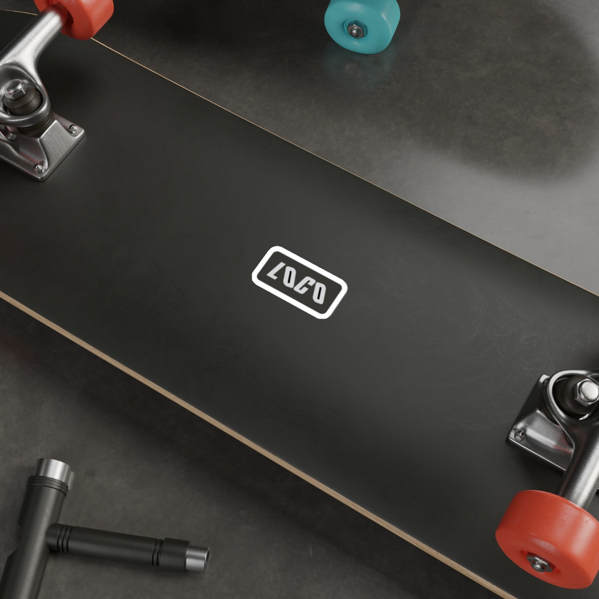 LOCO Board Sticker — Charcoal