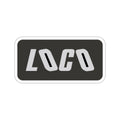 LOCO Board Sticker — Charcoal