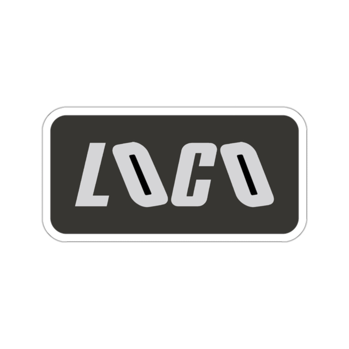 LOCO Board Sticker — Charcoal