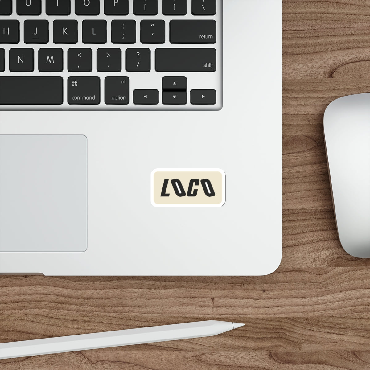 LOCO Board Sticker — Cream